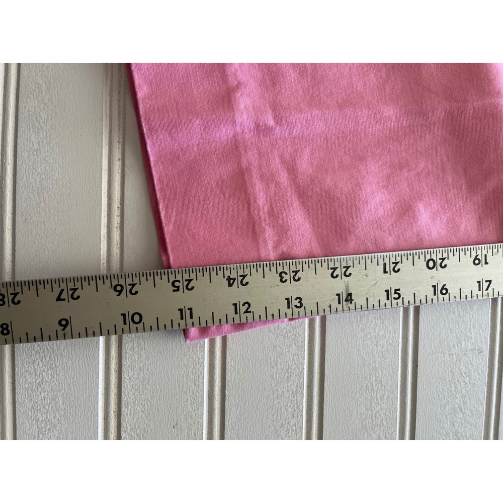 Talbots The Perfect Crop Pink Stretch Cotton Straight Leg Pants Womens 6 - Picture 2 of 5